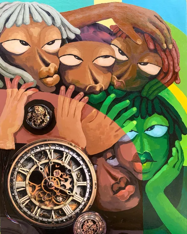 the unwatched art print